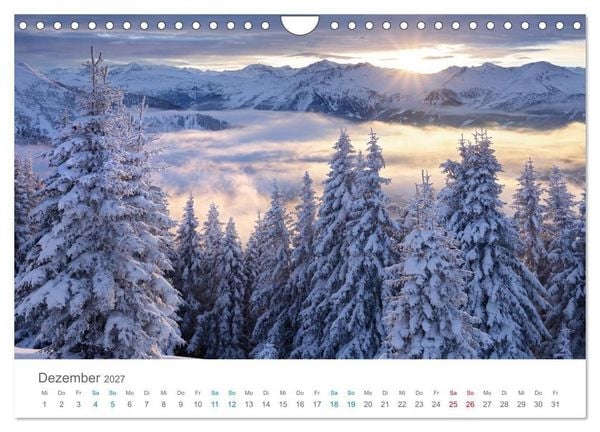 Produktbild: Alpen im Licht (Wandkalender 2027 DIN A4 quer), CALVENDO Monatskalender