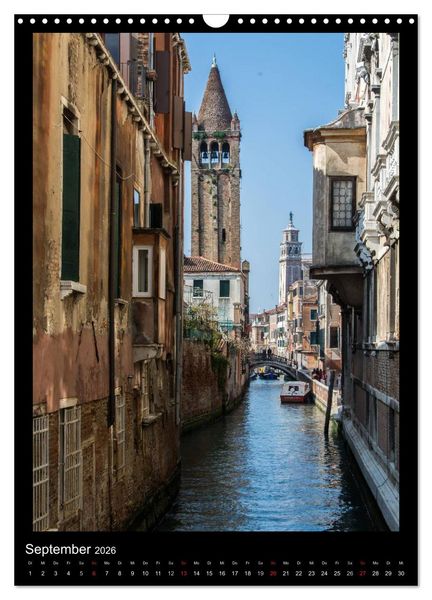 Produktbild: Venedig &ndash; La Romantica (Wandkalender 2026 DIN A3 hoch), CALVENDO Monatskalender