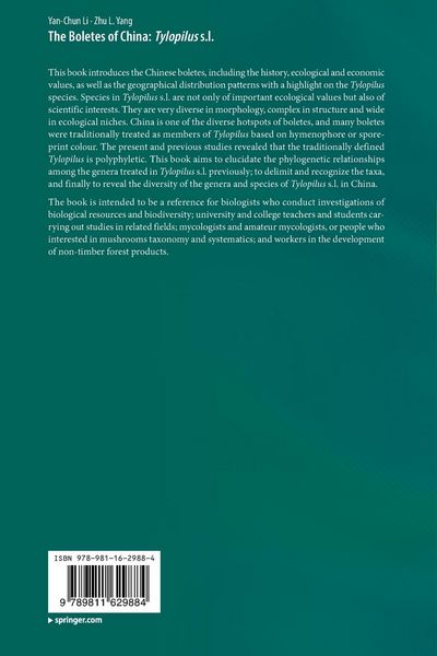 Produktbild: The Boletes of China: Tylopilus s.l.