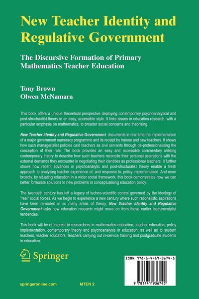 Produktbild: New Teacher Identity and Regulative Government