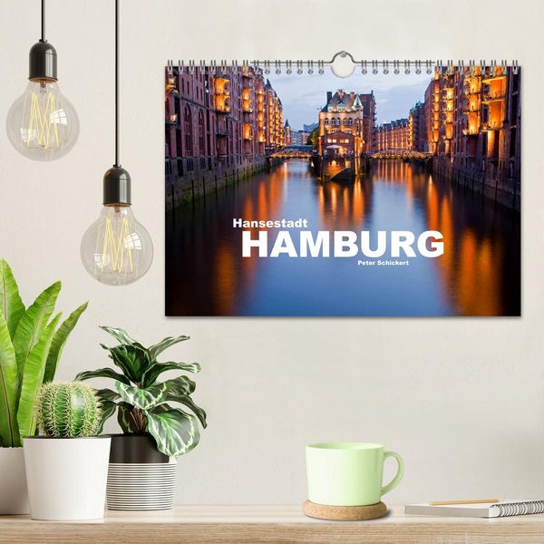 Produktbild: Hansestadt Hamburg (Wandkalender 2026 DIN A4 quer), CALVENDO Monatskalender