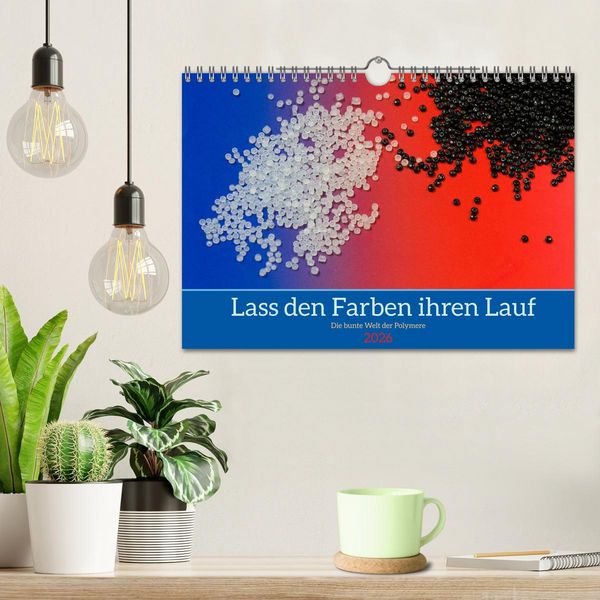 Produktbild: Lass den Farben ihren Lauf (Wandkalender 2026 DIN A4 quer), CALVENDO Monatskalender