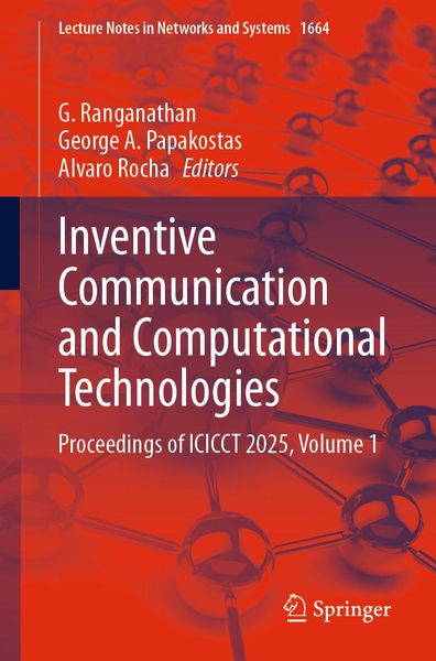 Produktbild: Inventive Communication and Computational Technologies