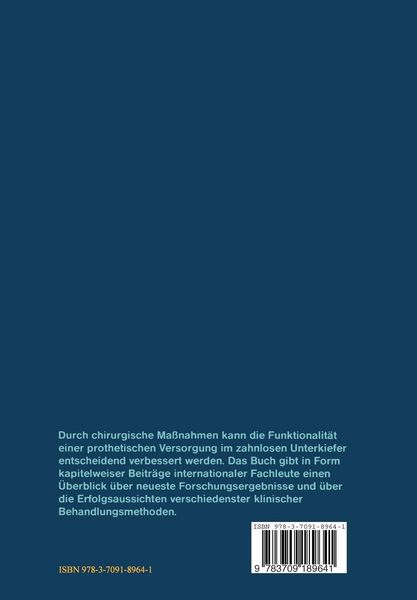 Produktbild: Der zahnlose Unterkiefer
