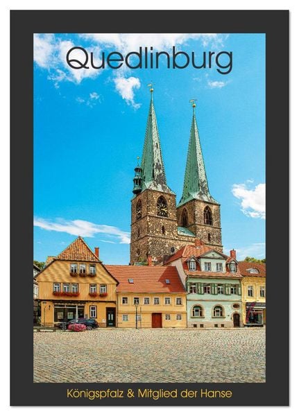 Quedlinburg - Königspfalz & Mitglied der Hanse (Tischkalender 2026 DIN A5 hoch), CALVENDO Monatskalender