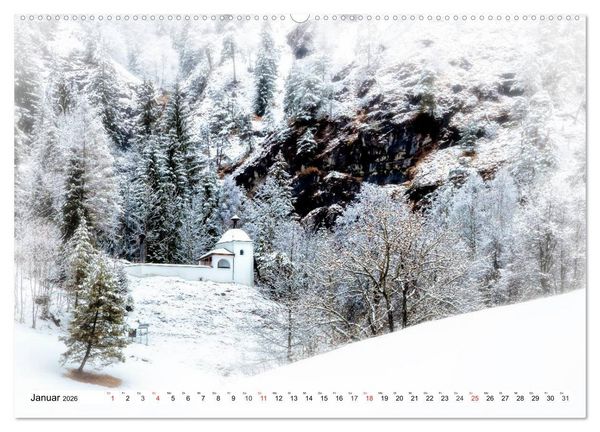 Produktbild: WINTERZAUBER Reit im Winkl und Umgebung (Wandkalender 2026 DIN A2 quer), CALVENDO Monatskalender