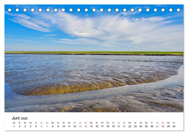 Produktbild: Dithmarschen - Der Landkreis (Tischkalender 2026 DIN A5 quer), CALVENDO Monatskalender