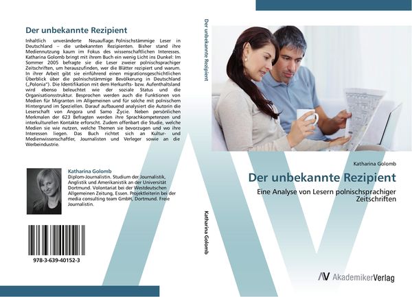 Der unbekannte Rezipient, Taschenbuch von Katharina Golomb, AV Akademikerverlag, 978-3-639-40152-3