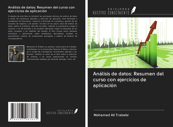 Produktbild: An&aacute;lisis de datos: Resumen del curso con ejercicios de aplicaci&oacute;n