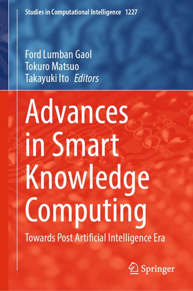 Produktbild: Advances in Smart Knowledge Computing