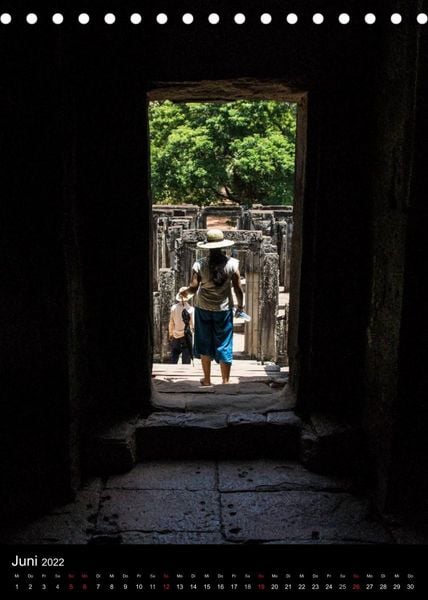 Produktbild: Kambodscha - K&ouml;nigreich der Tempel (Tischkalender 2022 DIN A5 hoch)