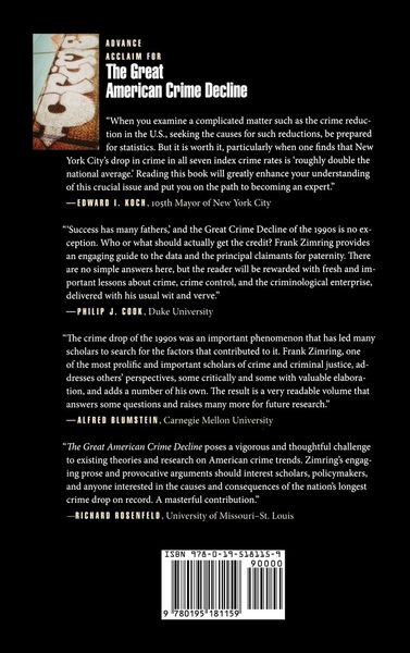 Produktbild: The Great American Crime Decline