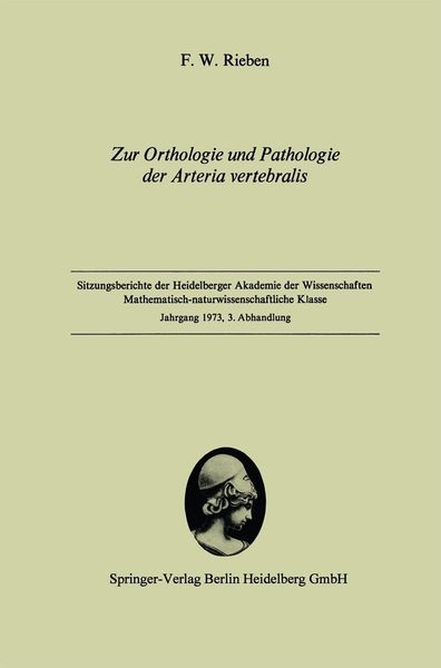 Produktbild: Zur Orthologie und Pathologie der Arteria vertebralis