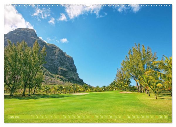 Produktbild: Einladung zum Golf (hochwertiger Premium Wandkalender 2026 DIN A2 quer), Kunstdruck in Hochglanz