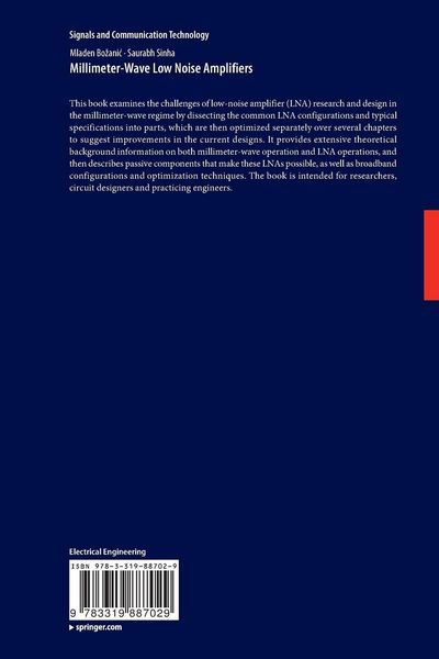 Produktbild: Millimeter-Wave Low Noise Amplifiers