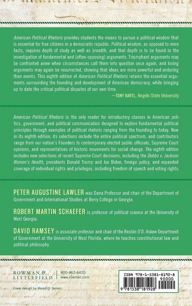 Produktbild: American Political Rhetoric