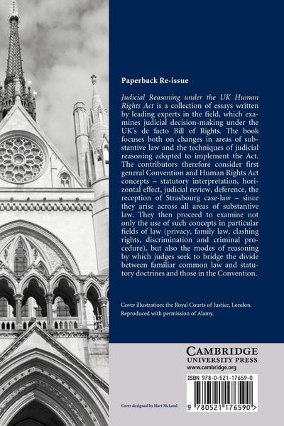 Produktbild: Judicial Reasoning Under the UK Human Rights ACT