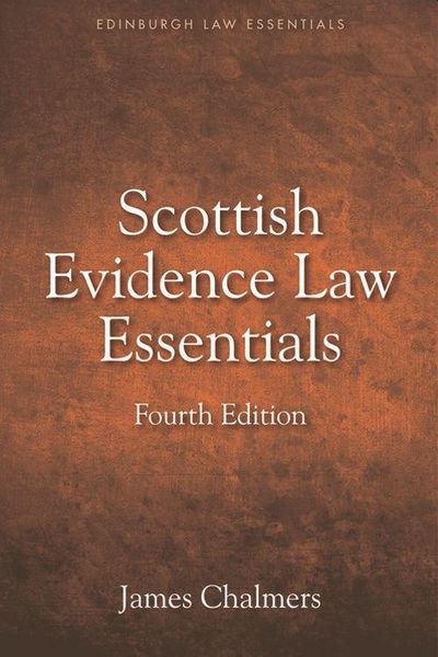 Produktbild: Chalmers, J: Scottish Evidence Law Essentials