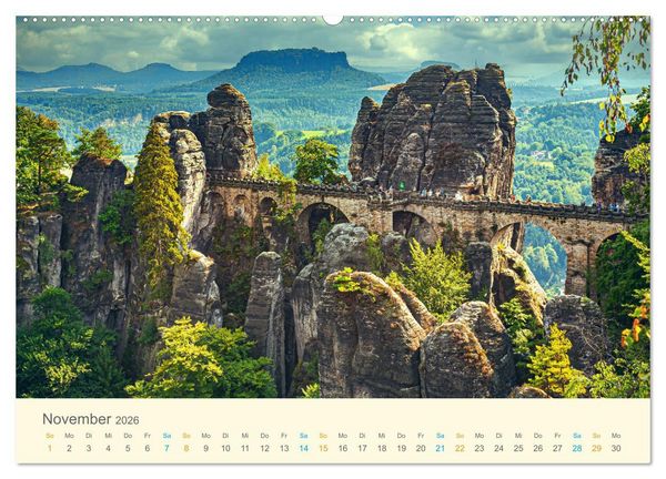 Produktbild: Deutsche Br&uuml;cken (hochwertiger Premium Wandkalender 2026 DIN A2 quer), Kunstdruck in Hochglanz