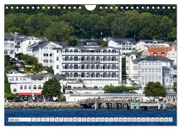Produktbild: Sassnitz mit der Kreidek&uuml;ste (Wandkalender 2026 DIN A4 quer), CALVENDO Monatskalender