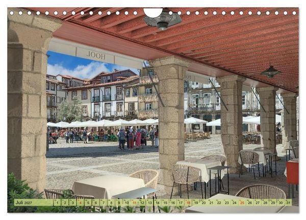 Produktbild: Cidade Guimar&atilde;es (Wandkalender 2027 DIN A4 quer), CALVENDO Monatskalender