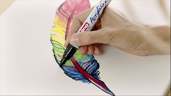 Produktbild: Edding Acrylmarker Acrylic 5100 Mittel 5er Set