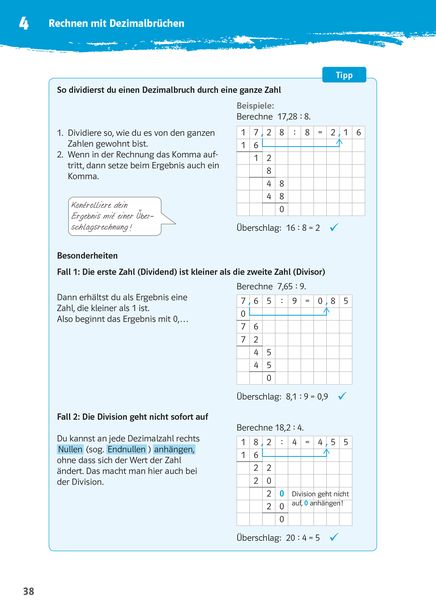 Produktbild: Klett 10-Minuten-Training Mathematik Rechnen mit Dezimalbr&uuml;chen 6. Klasse