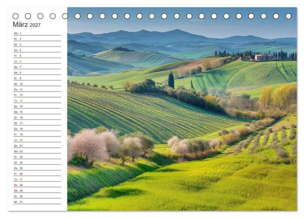 Produktbild: Zwischen Reben und Himmel (Tischkalender 2027 DIN A5 quer), CALVENDO Monatskalender