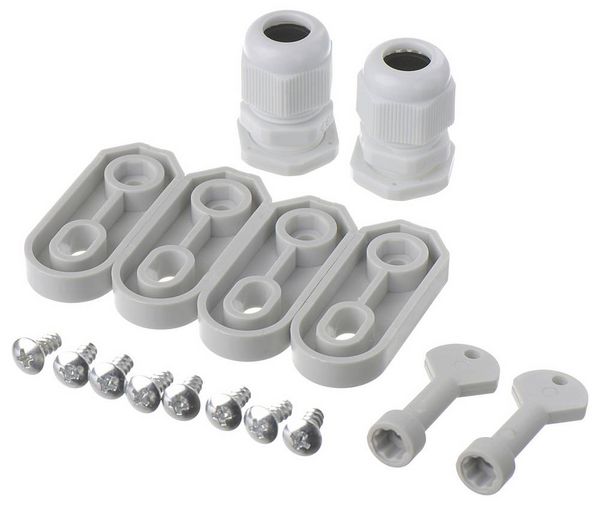 Produktbild: TRU COMPONENTS TC-PSC-20x30x16 Schaltschrank 200 x 300 x 160 ABS, Polycarbonat Hellgrau 1St.