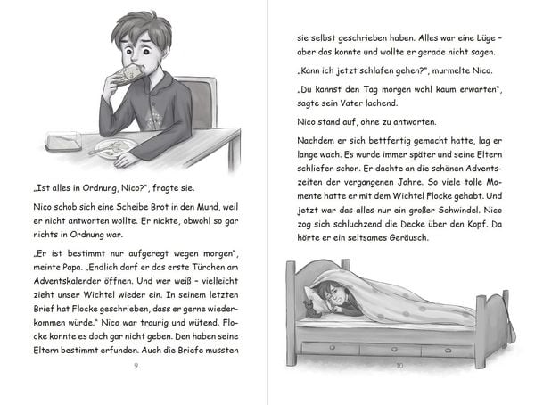 Produktbild: Wichtel-Adventskalender-Buch | Eine magische Wichtelgeschichte f&uuml;r Kinder von 4 bis 10 Jahren | Nico und Flocke im Land der Wichtel | Zum Vorlesen & Selbstlesen im Advent | F&uuml;r Erstleser