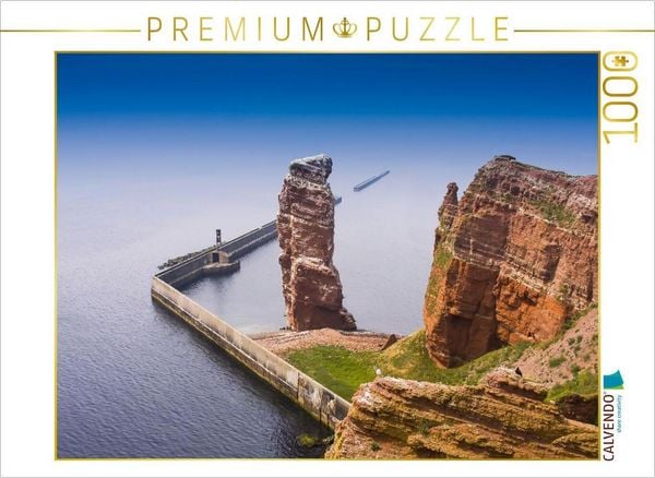 CALVENDO Puzzle Insel Helgoland,das Wahrzeichen lange Anna | 1000 Teile Lege-Größe 64x48cm Foto-Puzzle für glückliche Stunden