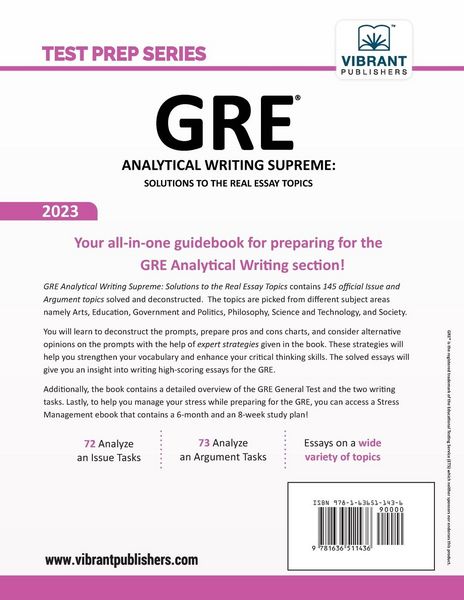 Produktbild: GRE Analytical Writing Supreme