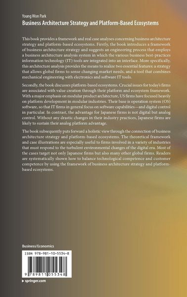 Produktbild: Business Architecture Strategy and Platform-Based Ecosystems