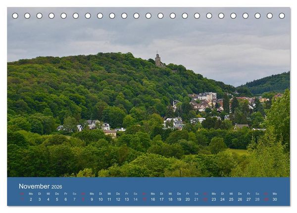 Produktbild: K&ouml;nigstein im Taunus und Umgebung (Tischkalender 2026 DIN A5 quer), CALVENDO Monatskalender