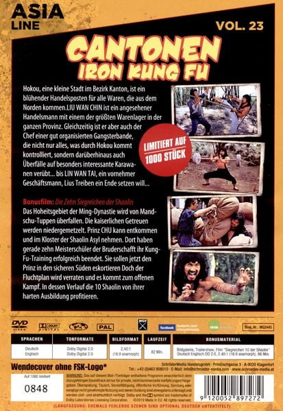 Produktbild: Asia Line Vol. 23 - Cantonen Iron Kung Fu