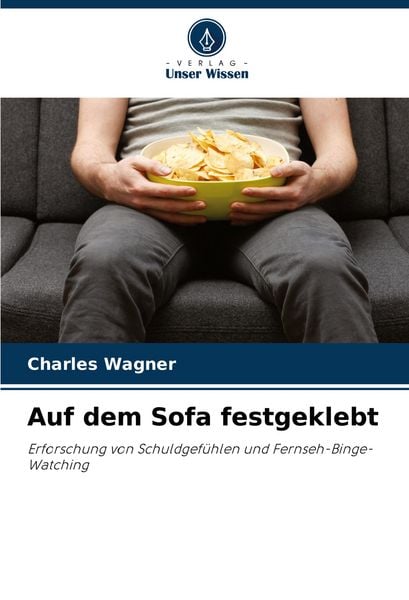 Auf dem Sofa festgeklebt