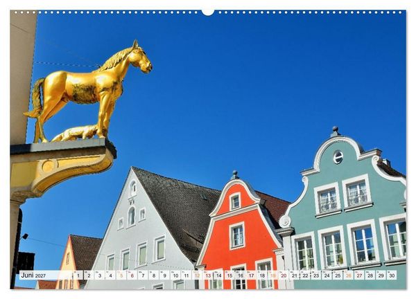 Produktbild: Ellwangen - Jagst im Ostalbkreis (hochwertiger Premium Wandkalender 2027 DIN A2 quer), Kunstdruck in Hochglanz