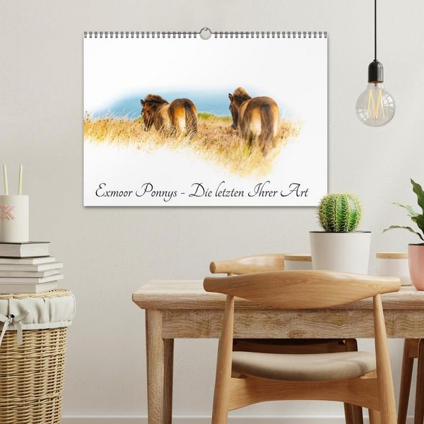 Produktbild: Exmoor Ponnys - Die letzten Ihrer Art (Wandkalender 2026 DIN A3 quer), CALVENDO Monatskalender