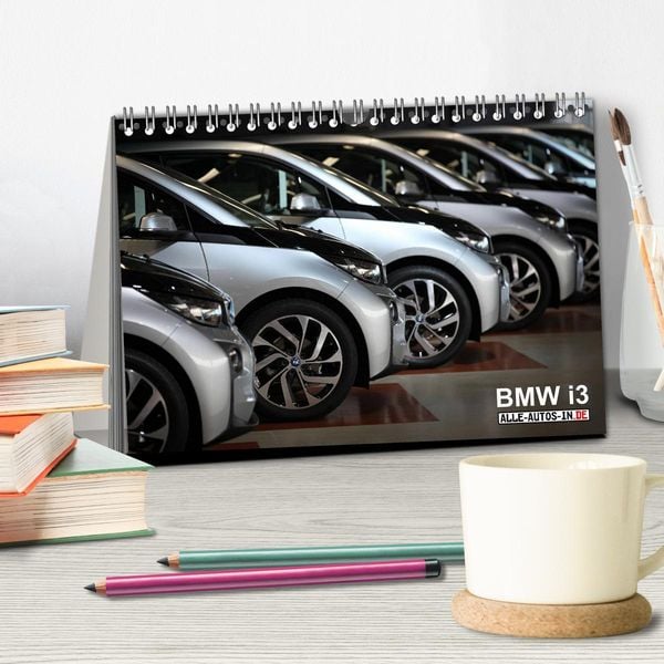 Produktbild: BMW i3 (Tischkalender 2026 DIN A5 quer), CALVENDO Monatskalender