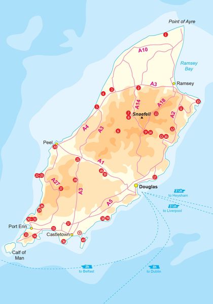 Produktbild: Walking on the Isle of Man