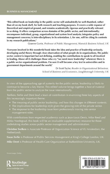 Produktbild: Leadership in the Public Sector
