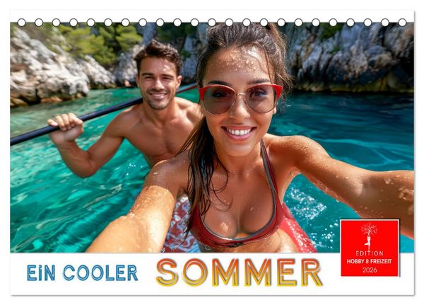 Produktbild: Ein cooler Sommer (Tischkalender 2026 DIN A5 quer), CALVENDO Monatskalender
