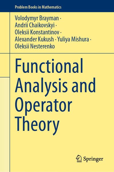 Produktbild: Functional Analysis and Operator Theory