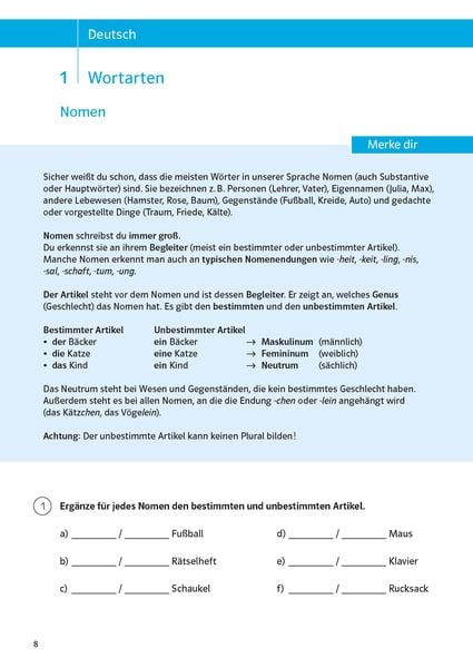 Produktbild: Klett Sicher durch die 5. Klasse - Deutsch, Mathematik, Englisch