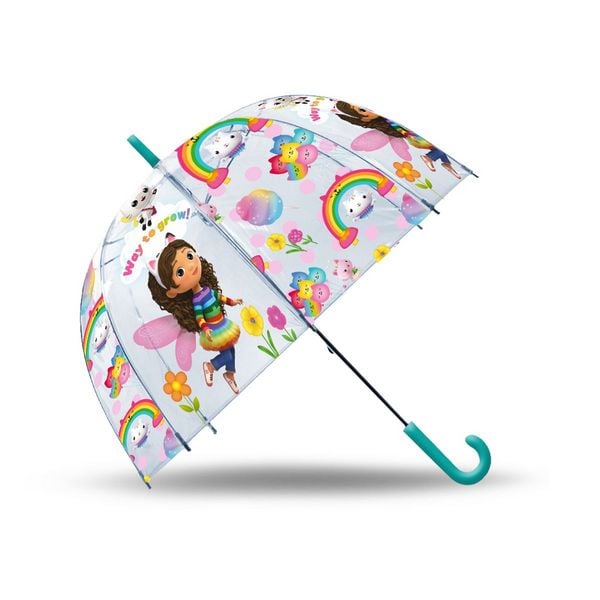 Produktbild: Regenschirm GABBY&acute;S DOLLHOUSE transparent &Oslash;46cm