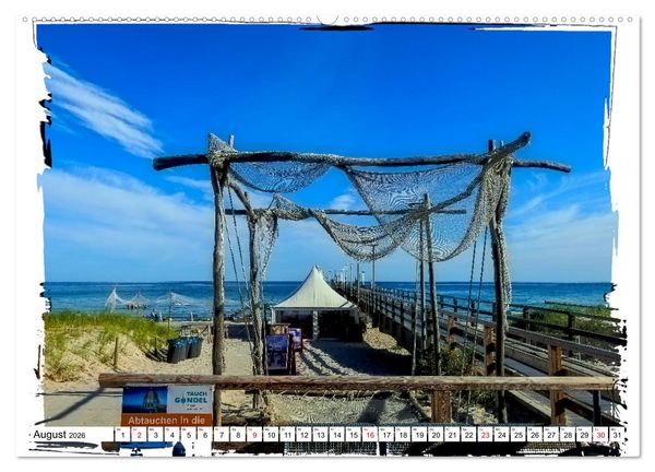 Produktbild: Zingst Sehnsucht nach Meer (Wandkalender 2026 DIN A2 quer), CALVENDO Monatskalender