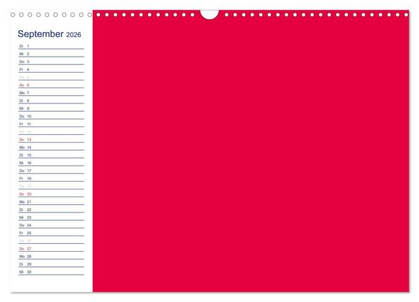 Produktbild: Farbiger Bastelkalender (Wandkalender 2026 DIN A3 quer), CALVENDO Monatskalender