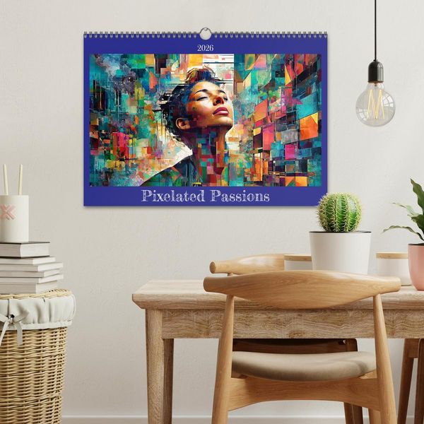 Produktbild: Pixelated Passions (Wall Calendar 2026 DIN A3 landscape), CALVENDO 12 Month Wall Calendar