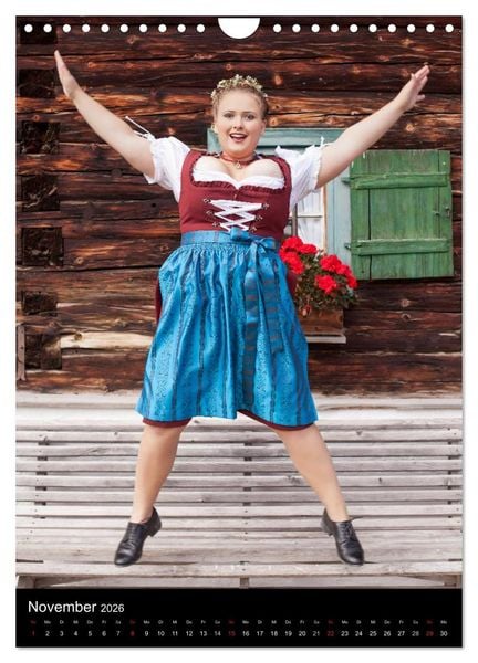 Produktbild: Dirndl und Tradition (Wandkalender 2026 DIN A4 hoch), CALVENDO Monatskalender