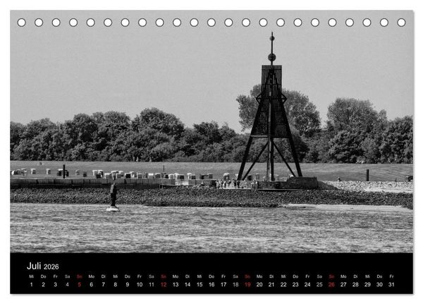 Produktbild: Willkommen in Cuxhaven (Tischkalender 2026 DIN A5 quer), CALVENDO Monatskalender